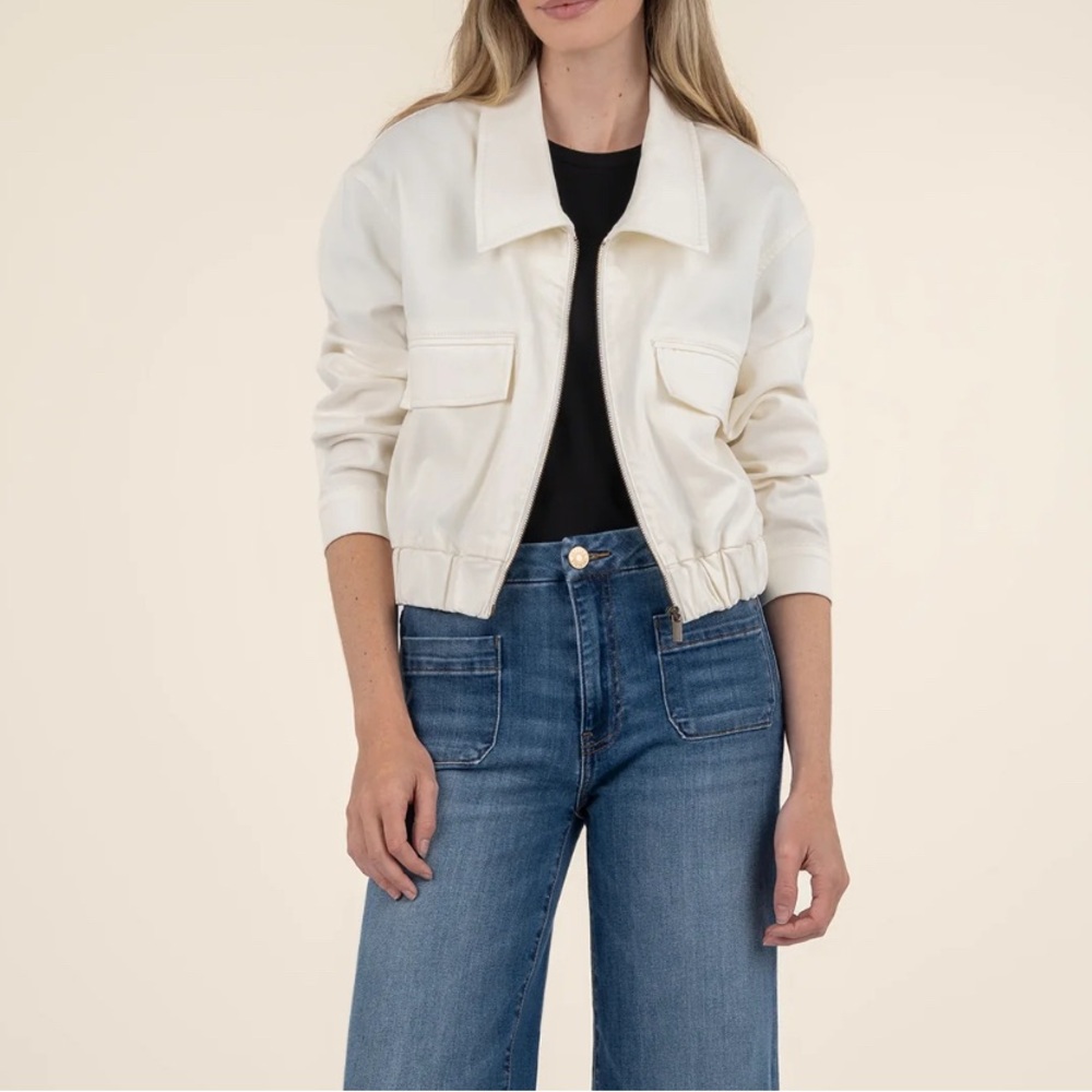 NWT Meadow Zip Front Jacket